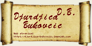 Đurđica Bukovčić vizit kartica